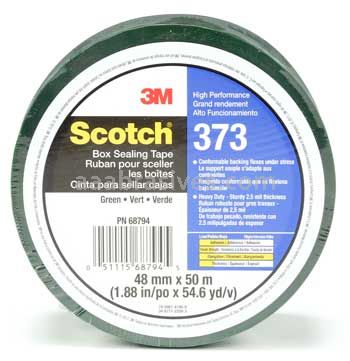 Scotch™ Box Sealing Tape 373 Green 48 mm x 50 m 3M 7010335127