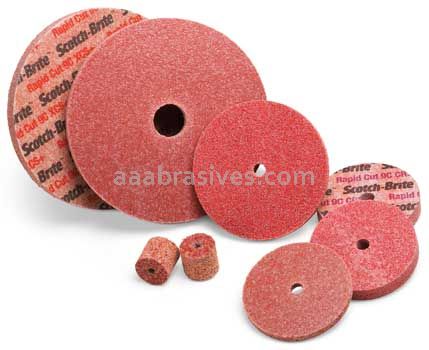 3M™ Scotch-Brite™ 7100142530 1 x 1 x 1/4 9C XCS Rapid Cut Unitized Wheel