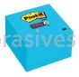 Post-it&trade; Super Sticky Notes 654-5SSBE 3 in x 3 in Electric Blue 3M 7010311807
