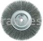 Weiler 01248 10" Narrow Face Crimped Wire Wheel .0118" Steel Fill 3/4" Arbor Hole