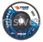 Weiler 50824 7" Big Cat Abrasive Flap Disc Flat Type 27 Phenolic Backing 60 Z 7/8" Arbor Hole