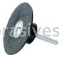 Weiler 51552 3" Type R Hub Pad + Mandrel for Blending Discs & Bobcat Flap Discs
