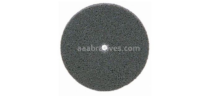 Weiler 55481 - 2" x 1/2" Series 4, AO - Fine, 1/4" A.H., Non-Woven Unitized Wheel - 012382554811
