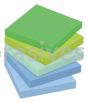 Post-it™ Super Sticky Recycled Notes 654-12SST 3 in x 3 in Bora Bora Collection 3M 7010332776
