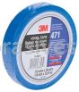 3M&trade; 7100049359 Vinyl Tape 471 Blue 3/8" x 36 yards