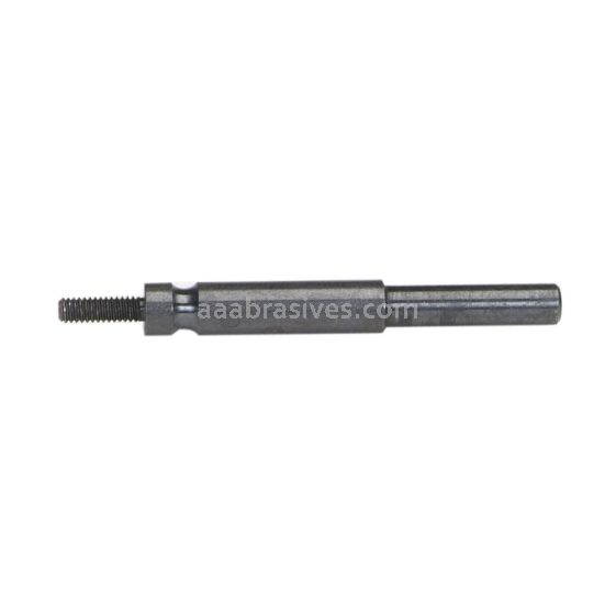 Size 6 Quick Change Mandrels For Merit Overlap Slotted Discs, Square and Cross Pads