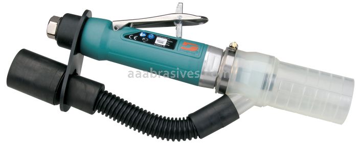 Dynabrade 56743 - 1 hp Straight-Line Die Grinder, Central Vacuum 12,000 RPM, Gearless, Rear Exhaust, 1/4" Collet