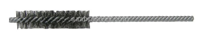 Weiler 21116 1/2" Power Tube Brush .004" Stainless Steel Wire Fill 2" Brush Length