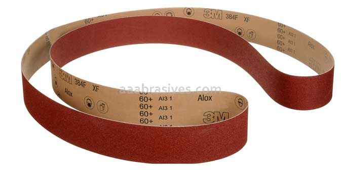 3M™ 7100191116 6 x 132 80+ Grit XF-wt 384F Cloth Belt