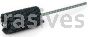 Weiler 34217 CrossFlex Standard Duty Bore Brush 1-3/4 Diameter 320 SC Grit