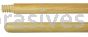 Weiler 42380 60" Bamboo Handle Threaded Wood Tip 15/16" Diameter
