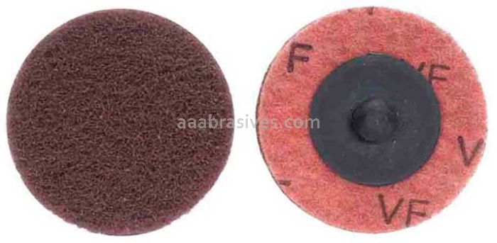 Merit Abrasives 3" Merit A/O Very Fine Type 3 Buffing Quick Change Discs with Locking Attachment