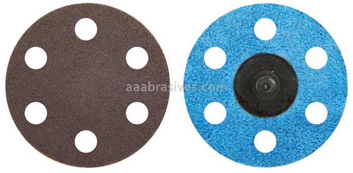 Norton 3" 60 Grit Norton Metalite Speed-Lok TR w/ 6 holes R228 Quick Change Disc