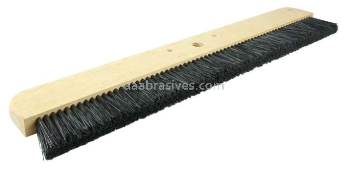 Weiler 79251 24" Cement Finishing Brush Wood Block Black Polypropylene Fill 2-1/4" Trim