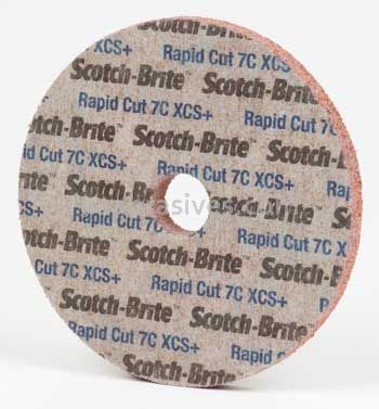 3M™ Scotch-Brite™ 7100030375 5 x 1/8 x 7/8 9C XCS+ Rapid Cut Unitized Wheel