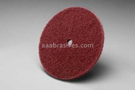 3M 7100189669 5/8 x 1/8 A/O MED SPR 18510B Scotch-Brite SC-DH Surface Conditioning Disc