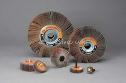 Standard Abrasives A/O Flexible Flap Wheel 635426 3-1/2" x 1" x 5/8" 80 Grit