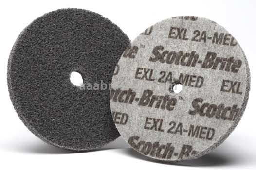3M™ Scotch-Brite™ 7010366054 3 x 1/2 x 3/8 2A Medium EXL Unitized Wheel