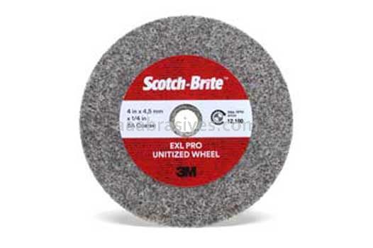 3M™ 7100136383 8 x 4.5mm x 1 Scotch-Brite™ 8 A/O CRS EXL PRO Unitized Wheel