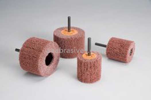 Standard Abrasives Buff and Blend GP Mounted Flap Brush 875501 3" x 2" x 1/4" A MED (Stock)