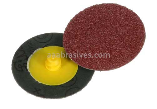 3M&trade; 7100006573 4" 80+ Grit TR 982C Cubitron&trade; II Roloc&trade; Fibre Disc