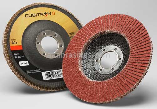 3M™ 7100104928 5 x 7/8 80+ Grit 969F T29 Cubitron™ II Flap Disc