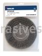 Weiler 02325P - 6" .014, 5/8"-1/2" A.H., Retail Pack , Medium Bench Grinder Wheel - 012382023256