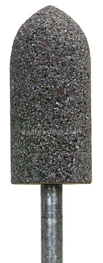 Norton Abrasives Resin Mounted Point – 1" X 2-3/4" – 30 Grit – 5-Pack – 61463616460