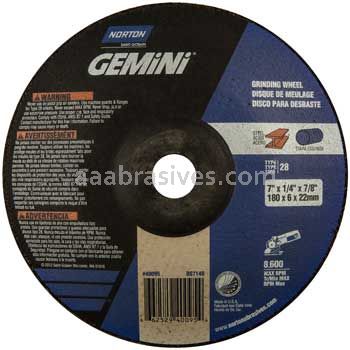 Norton Abrasives Depressed Center Saucer Wheel 40095