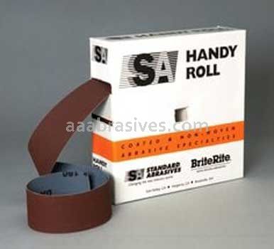 Rouleau Abrasif Standard Abrasives A/O Handy Roll - Grain P320, 1-1/2" X 50 Yards, Marque 3M