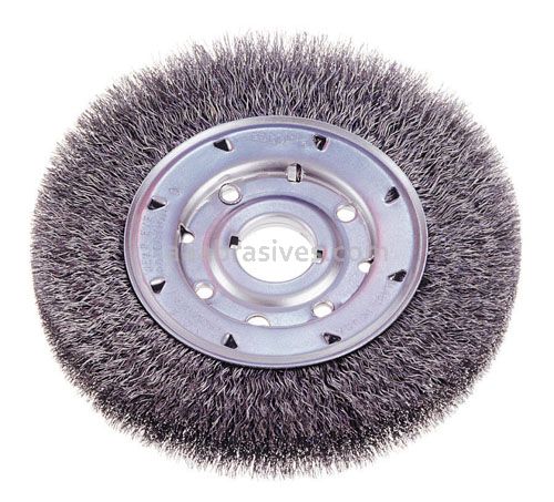 Osborn 6" Medium Face Wire Wheel (.014 X 7/8" Wide X 2" AH){Display}#22040