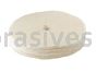 Unmounted Buffing Wheel 10" Dia. 3/4" Arbor Hole 80 Ply Single Stitched 162-1080 Cotton White