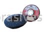 Flap Disc 7x7/8 #24 Zirc CB High Density Type 29 Angled