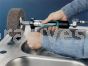 Dynabrade 13200 Dynastraight Finishing Tool .7 hp, Straight-Line, 950 RPM, Rear Exhaust