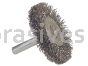 Weiler 36008 - 1-1/2" 1/4" Stem, .0118, Retail Pack, Vortec Pro Crimped Wire Wheel - 012382360085