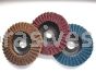Wendt Abrasives 245482 Surface Conditioning Material Finishing Flap Disc 7" x 5/8-11 - Type 27 FG Medium / Maroon