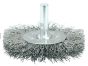 Weiler 17961 2-1/2" Stem-Mounted Crimped Wire Radial Wheel .0118" Steel Fill 1/4" Stem