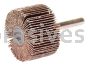Weiler 52010 1-1/2" x 1" Tiger Coated Abrasive Flap Wheel 1/4" Stem 80 AO