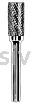 Dynabrade Carbide Burr 3/8" (10 mm) Dia. SA-3 D/C Burr Cylinder 3/4" (19 mm) Flute L 1/4" Shank