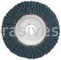 4 x 5/8 40 Grit Merit Type 29 Zirc Powerflex Flap Discs