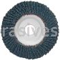 4-1/2 x 7/8 40 Grit Merit Type 29 Zirc Powerflex Flap Discs