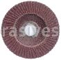 4 x 5/8 120 Grit Merit Type 29 Alo Powerflex Flap Discs