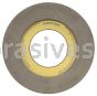 Norton 12 x 6 x 5 57A80-RR51 Rubber Feed Wheel Recess 2 Sides 7-1/2 x 1-1/2 Type 07 Recessed Two Sides Wheels