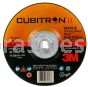 3M&trade; 7100244820 6x1/4x5/8-11 T27 Quick Change Cubitron&trade; II Depressed Center Grinding Wheel 64318
