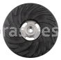 7x5/8-11 Thread, Backing Pad, Medium Rubber