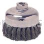 Weiler 36066 - 3-1/2" .023, 5/8"-11 A.H., Vortec Pro Knot Wire Cup Brush - 012382360665