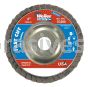 Weiler 31301 - 4" , 36Z, 5/8" A.H., Vortec Pro Abrasive Flap Disc, Angled, Aluminum Backing - 012382313012