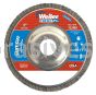 Weiler 31321 - 5" , 60Z, 7/8" A.H., Vortec Pro Abrasive Flap Disc, Angled, Aluminum Backing - 012382313210