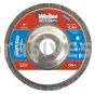 Weiler 31322 - 5" , 80Z, 7/8" A.H., Vortec Pro Abrasive Flap Disc, Angled, Aluminum Backing - 012382313227
