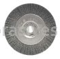Weiler 00134 4" Narrow Face Crimped Wire Wheel .0118" Steel Fill 1/2"-3/8" Arbor Hole